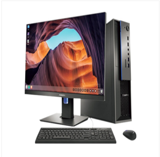 清華同方/THTF TF830-V050-1 臺(tái)式計(jì)算機(jī) 飛騰（騰銳D2000 八核2.3GHz）臺(tái)式計(jì)算機(jī)8G/256G/1G獨(dú)顯/200W/23.8寸